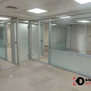 شیشه سندبلاست پارتیشن