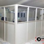 پارتیشن اداری ملامینه تک جداره-پارتیشن تک جداره ام دی اف